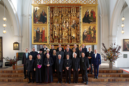 ökumenisches  Konsultationstreffen der Bischofe an Oder und Neiße in der St. Gertraudkirche vor der Festveranstaltung 25   Jahre OeC