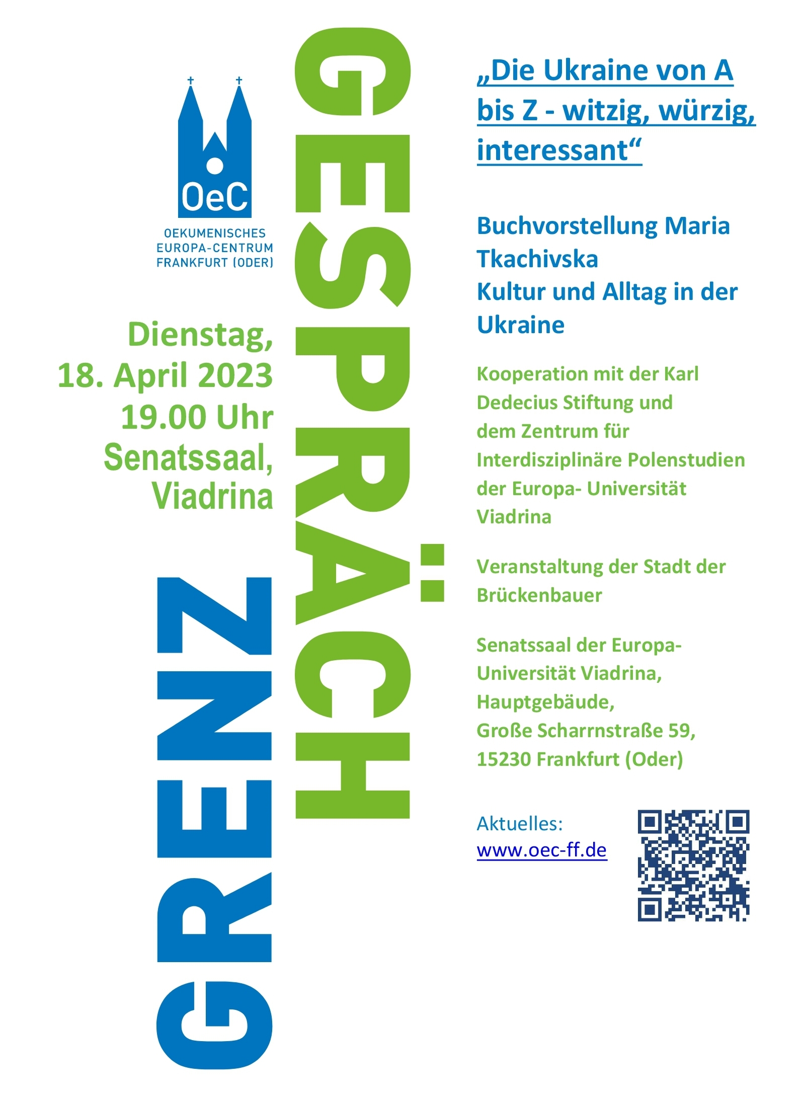 OEC Plakat Grenzgespräch 230418